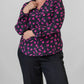 Catherine Gee - Daria French Cuff Silk Blouse - Plus