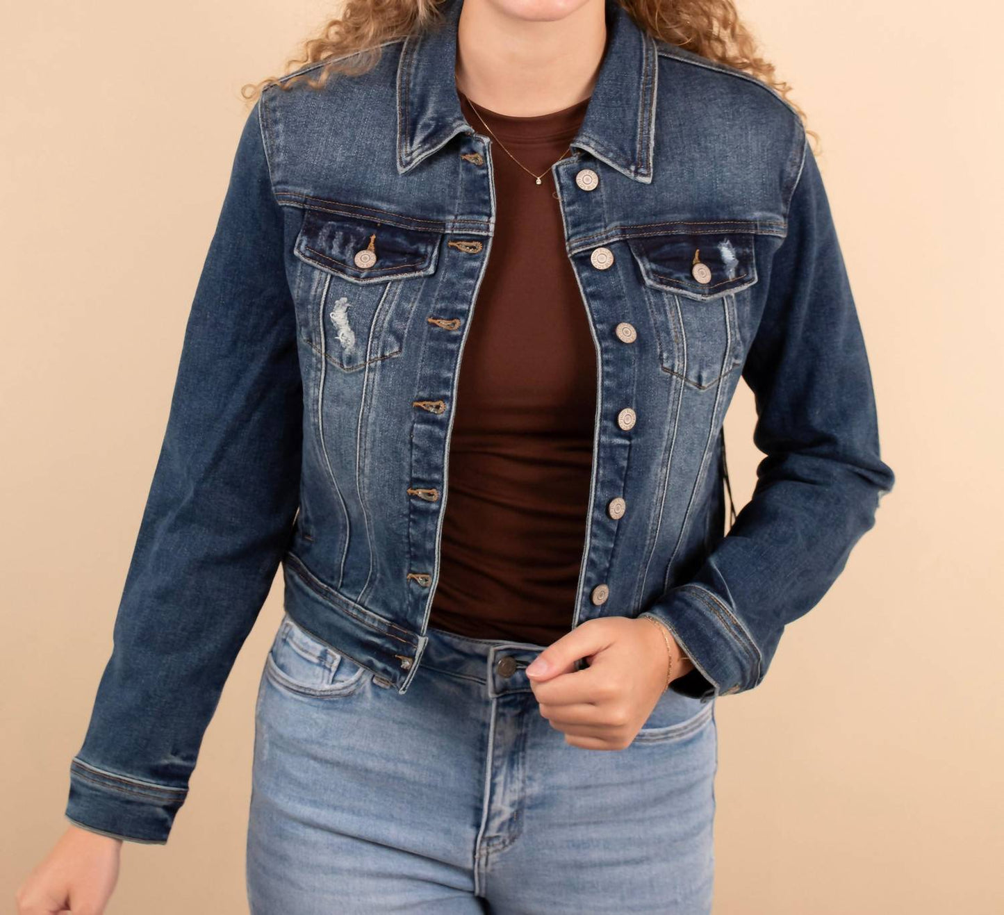 Judy Blue - Classic Denim Button Jacket