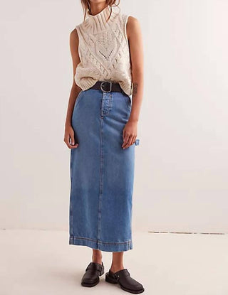 Free People - Saia Maxi Jeans Francisco