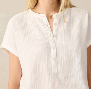Faherty - Blusa Desmond Dream Cotton Gaze