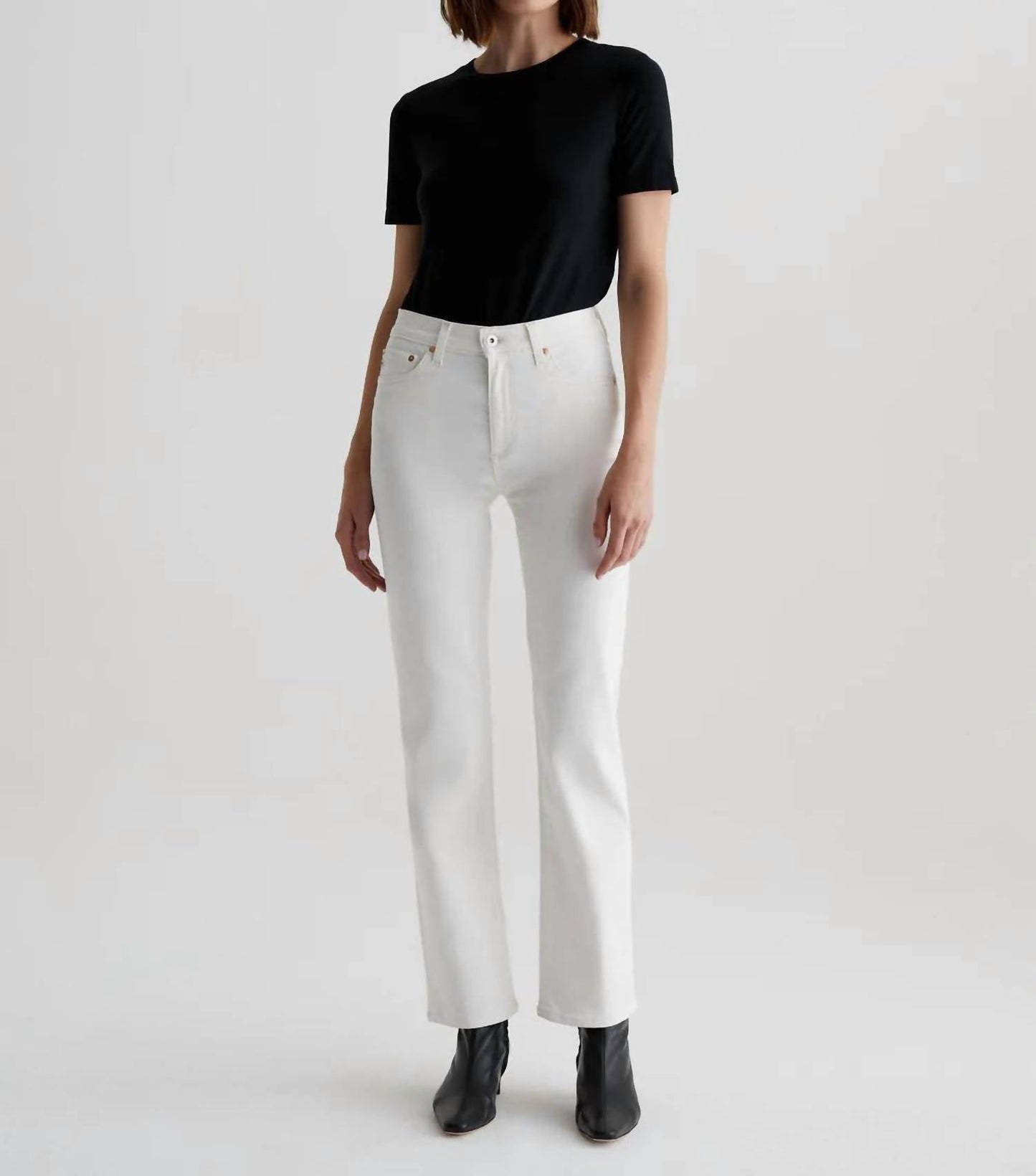 Ag Jeans - Brinley Mid-Rise Straight Jeans