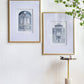 The Grand Portal™ Duo — Architectural Pencil Art Prints