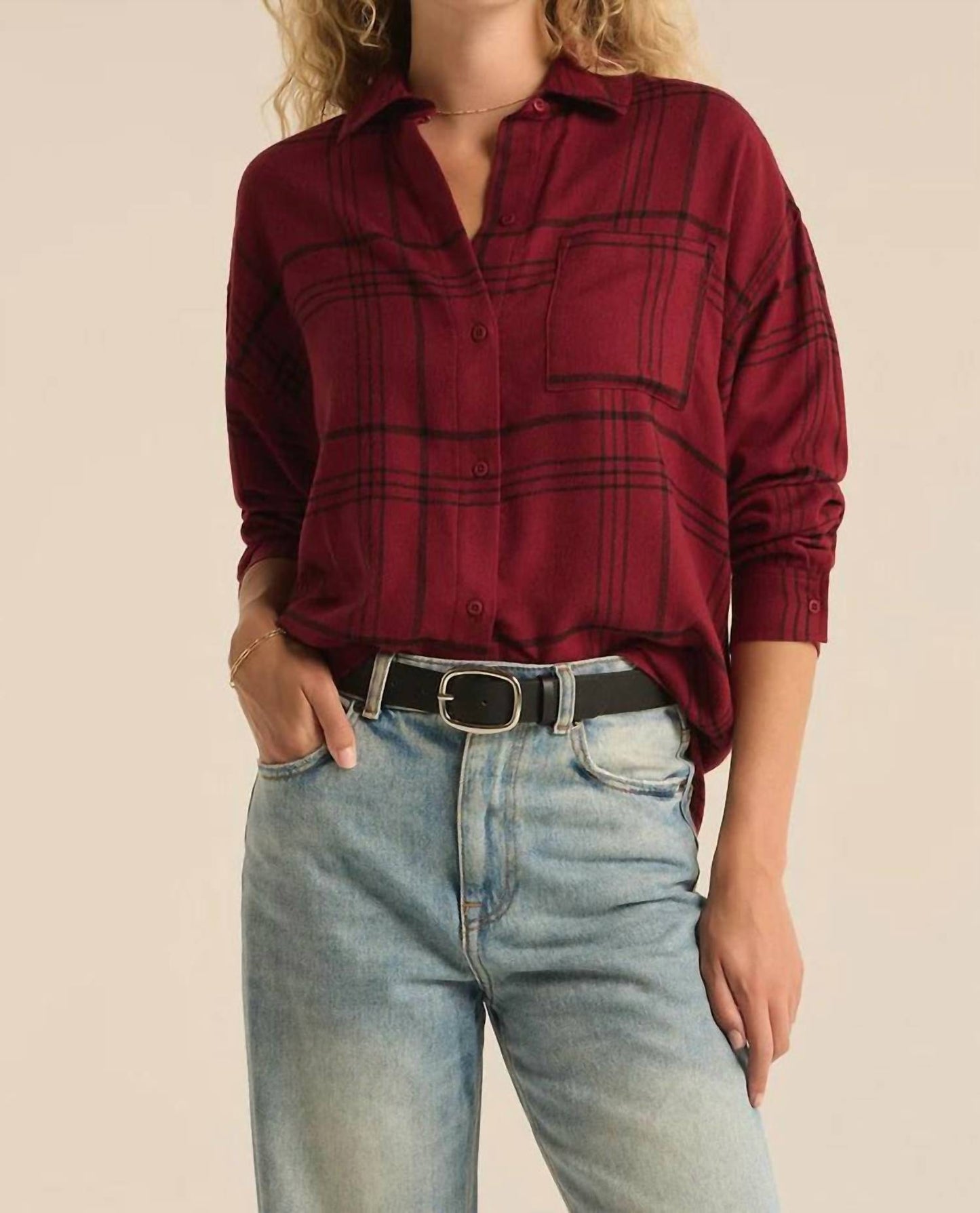 Z Supply - River Plaid Button Up Shirt