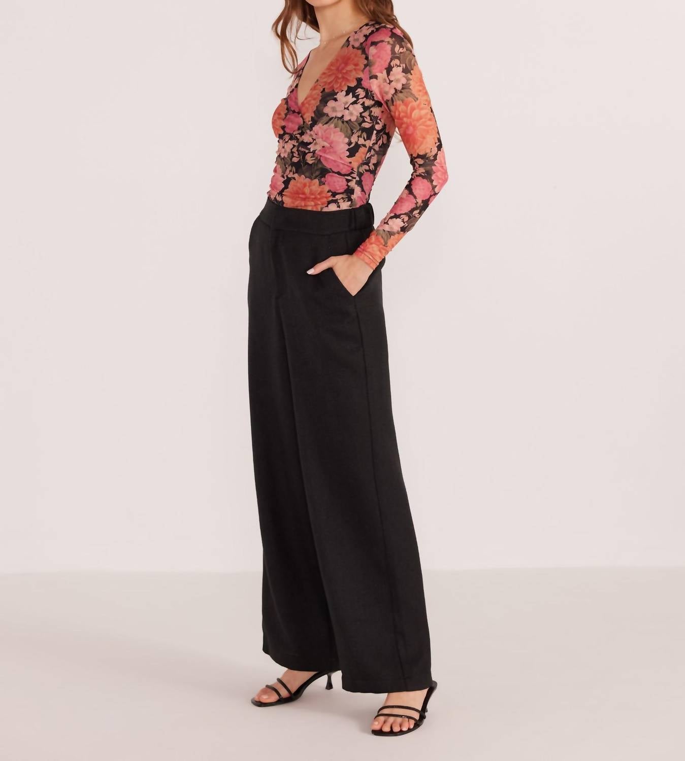 Minkpink - Yvaine Mesh Wrap Top