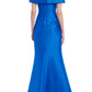 Badgley Mischka - Short Sleeve Mermaid Gown