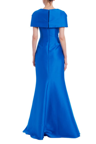 Badgley Mischka - Short Sleeve Mermaid Gown