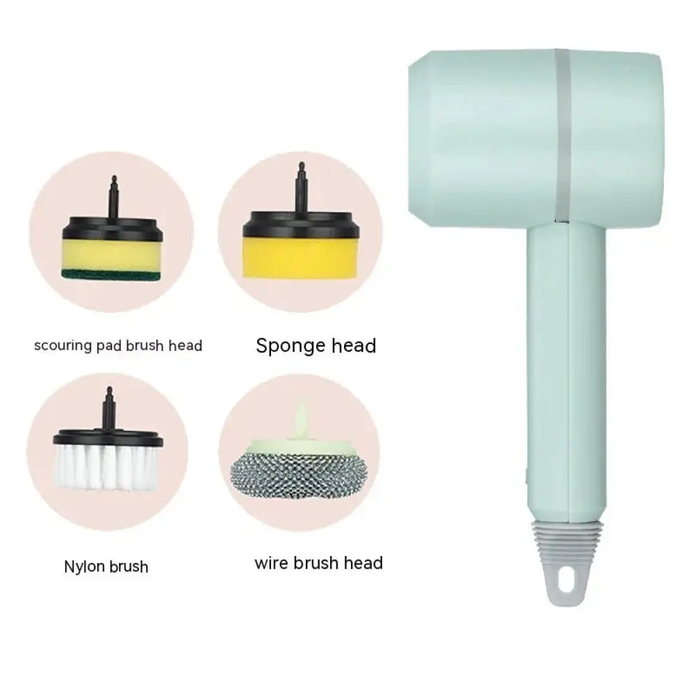 Arbaglobal Usb Rechargeable Electric Scrub Brush Set