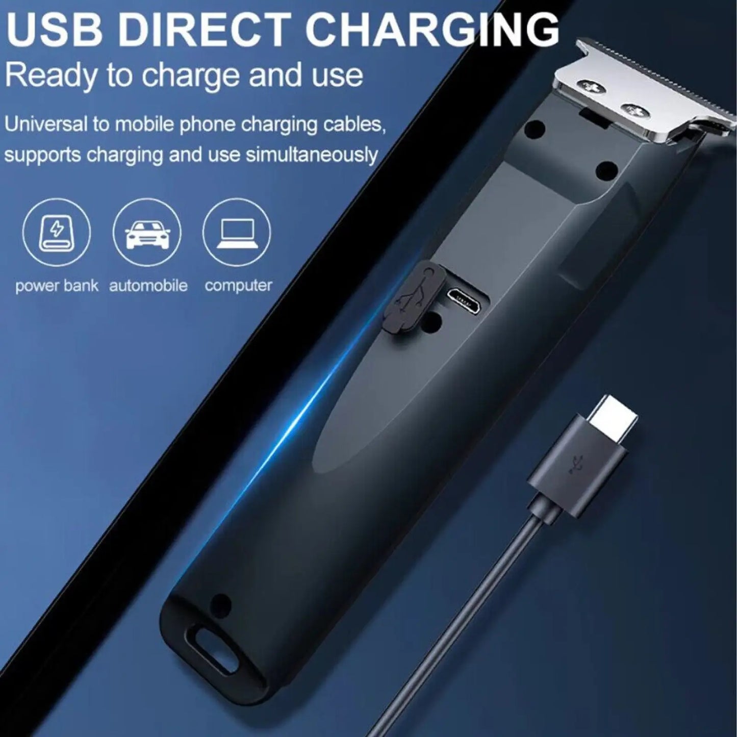Electric Hair Clippers Cordless Beard Trimmer Set