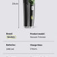 Electric Hair Trimmer with Vacuum and Digital Display