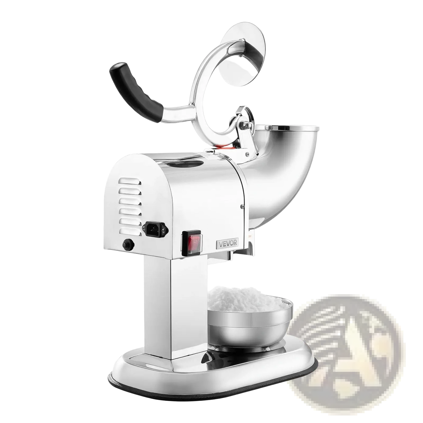 Electric Ice Crusher 440lbs Snow Cone Maker 350w