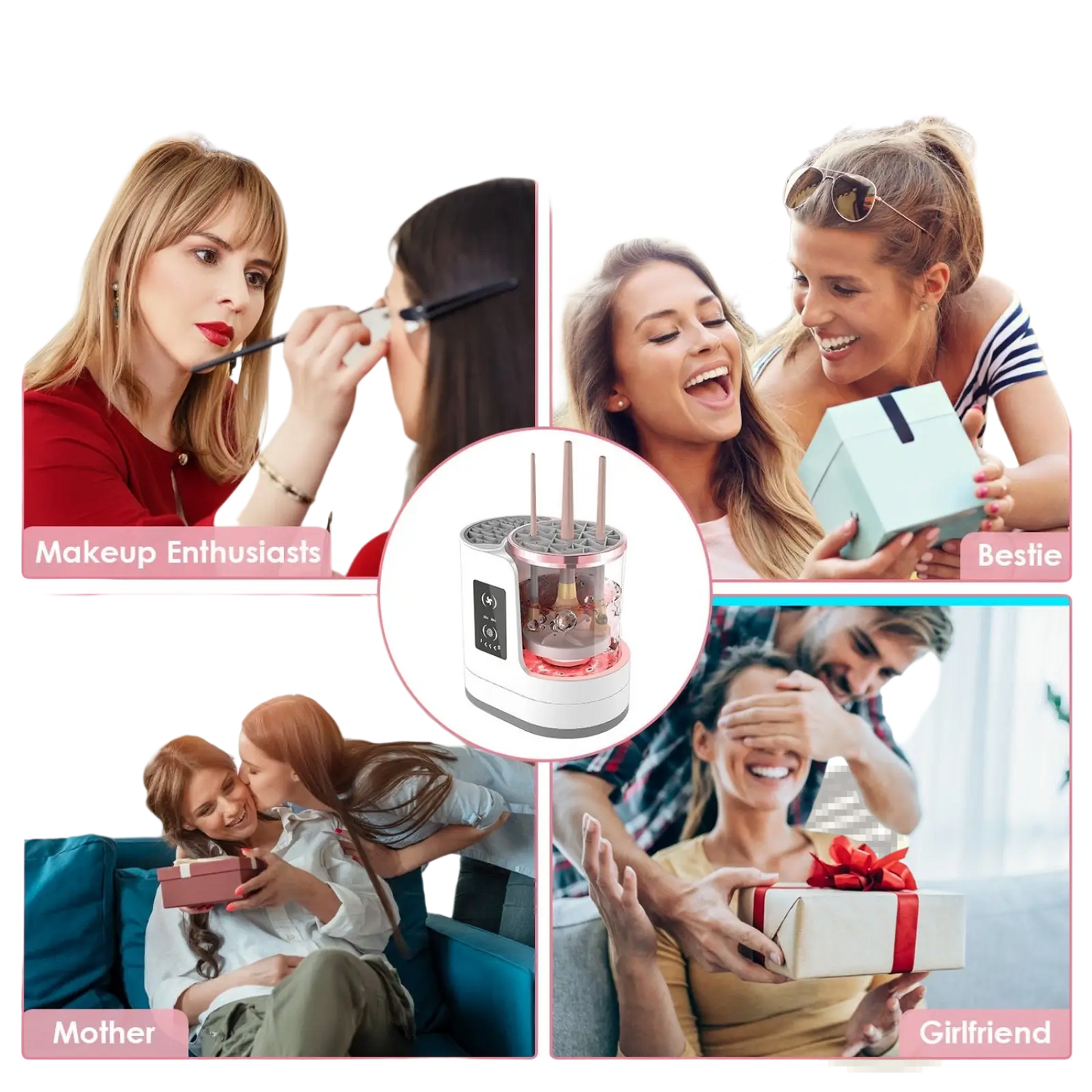 Electric Makeup Brush Cleaner Uv Sterilizer and Dryer