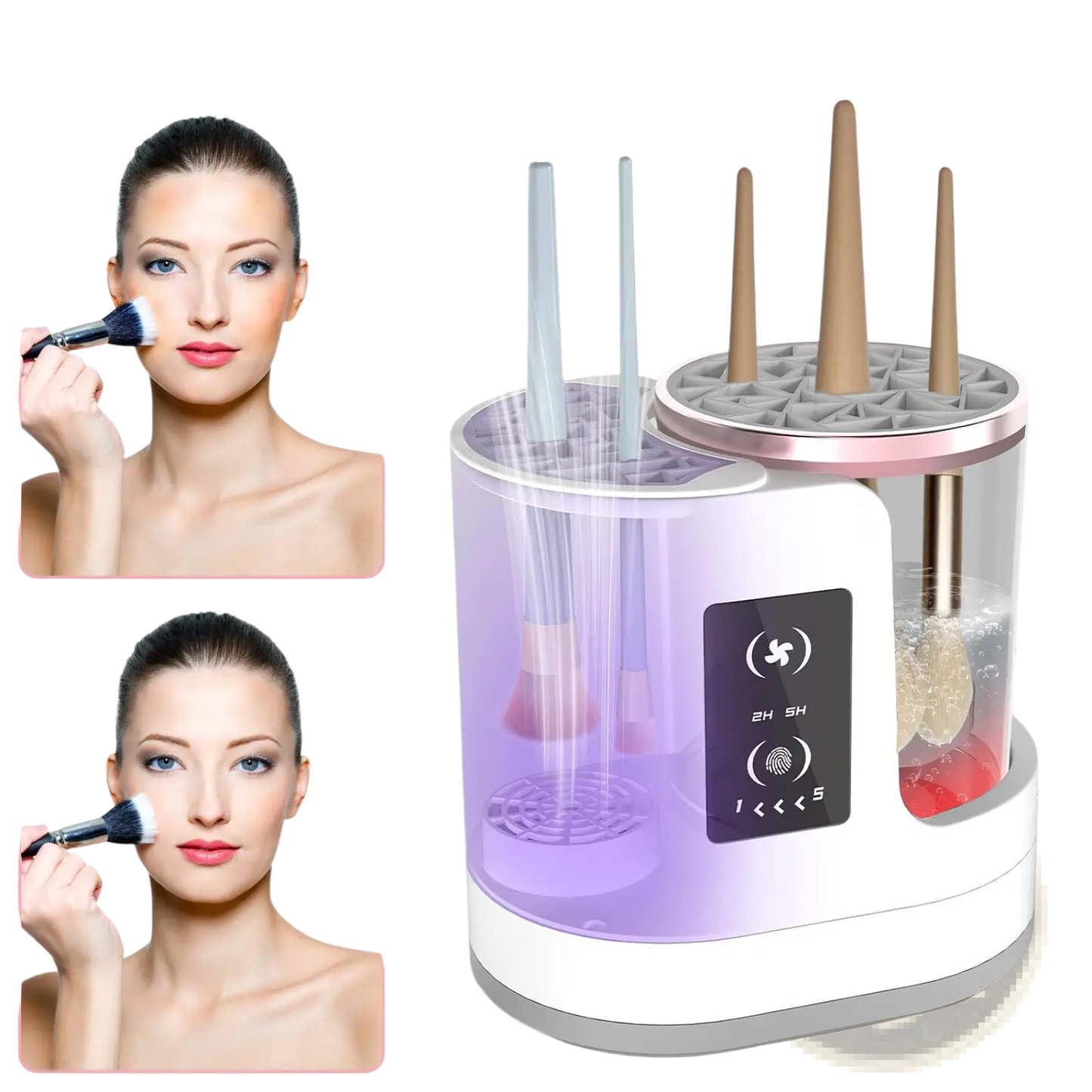 Electric Makeup Brush Cleaner Uv Sterilizer and Dryer