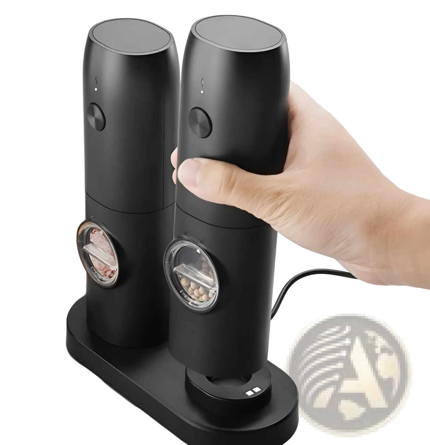 Electric Pepper and Salt Grinder Set Type-c Rechargeable