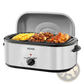 Electric Roaster Oven 24qt with 3 Bin Buffet Server
