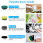 Electric Spin Scrubber Cordless Cleaning Brush with 4 Heads