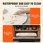 Electric Warming Tray Rollable Food Mat with Timer