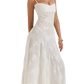 Elegant Lace Embroidery Spaghetti Strap Maxi Dress