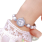 Elegant Pearl Bracelet Quartz Watch for Women