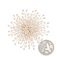 Elegant Pearl and Crystal Floral Brooch Accessory