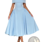 Elegant Off-the-shoulder High Waist Midi Dress