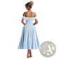 Elegant Off-the-shoulder High Waist Midi Dress