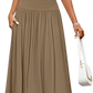 Elegant Sleeveless Pleated Maxi Dress with Pockets