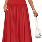 Elegant Sleeveless Pleated Maxi Dress with Pockets