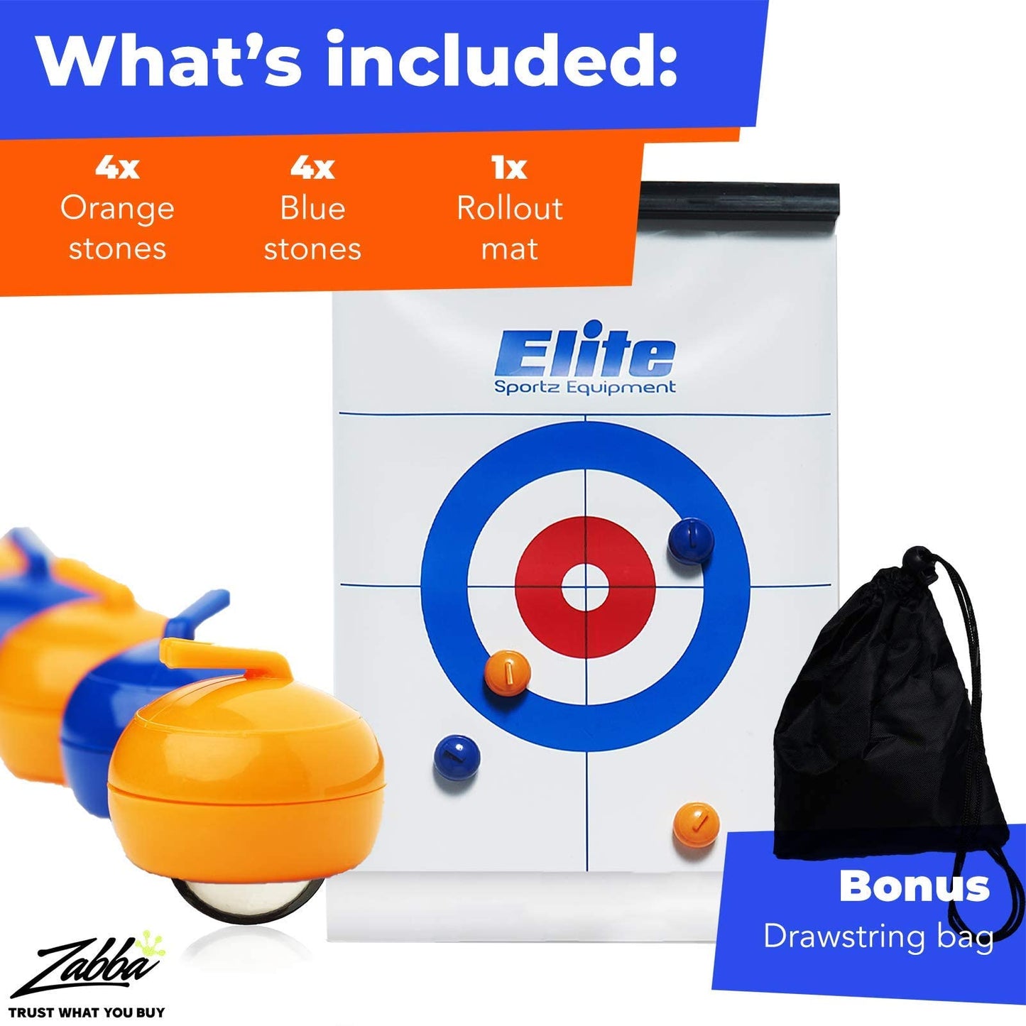 Jogo de curling Elite Sportz - Diversão de mesa 