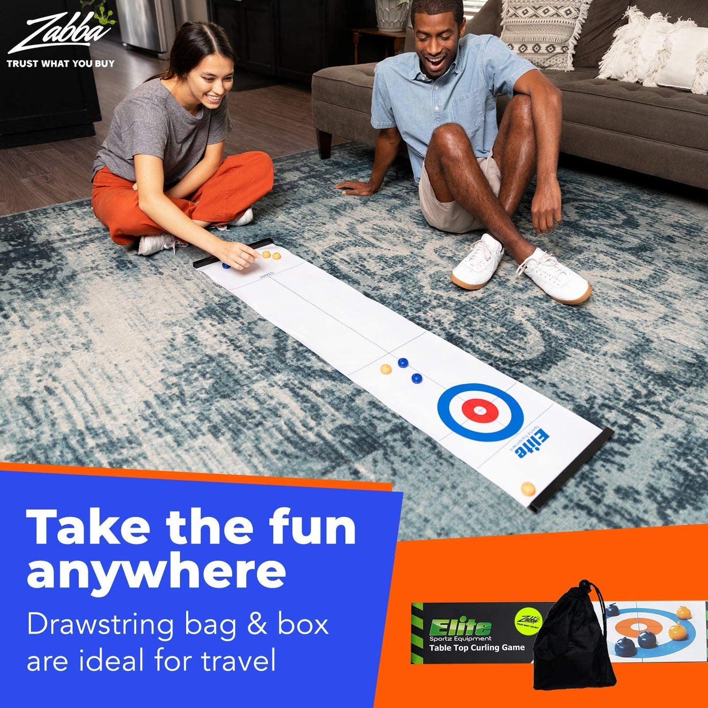 Jogo de curling Elite Sportz - Diversão de mesa 