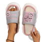 Embroidered Cat Cartoon Unisex Anti Slip Slide Slippers