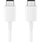 Cabo de carregamento de dados USB-C para USB-C da Samsung para Samsung Galaxy Note 10/10+ - Branco (embalagem de varejo)