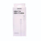 Cabo de carregamento de dados USB-C para USB-C da Samsung para Samsung Galaxy Note 10/10+ - Branco (embalagem de varejo)