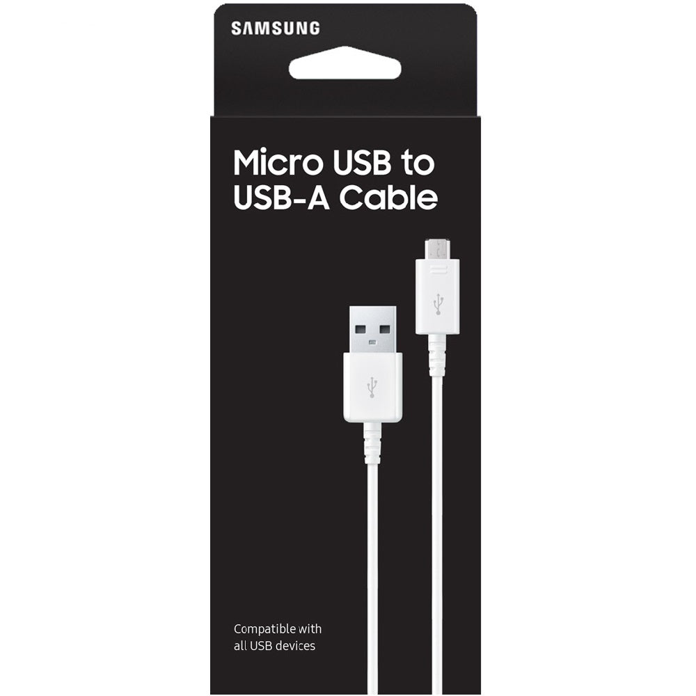 Adaptador de cabo Samsung Micro USB para USB-A - Branco