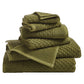 Cotton Diamond Waffle Weave Bath Towel Set - Grayson Collection