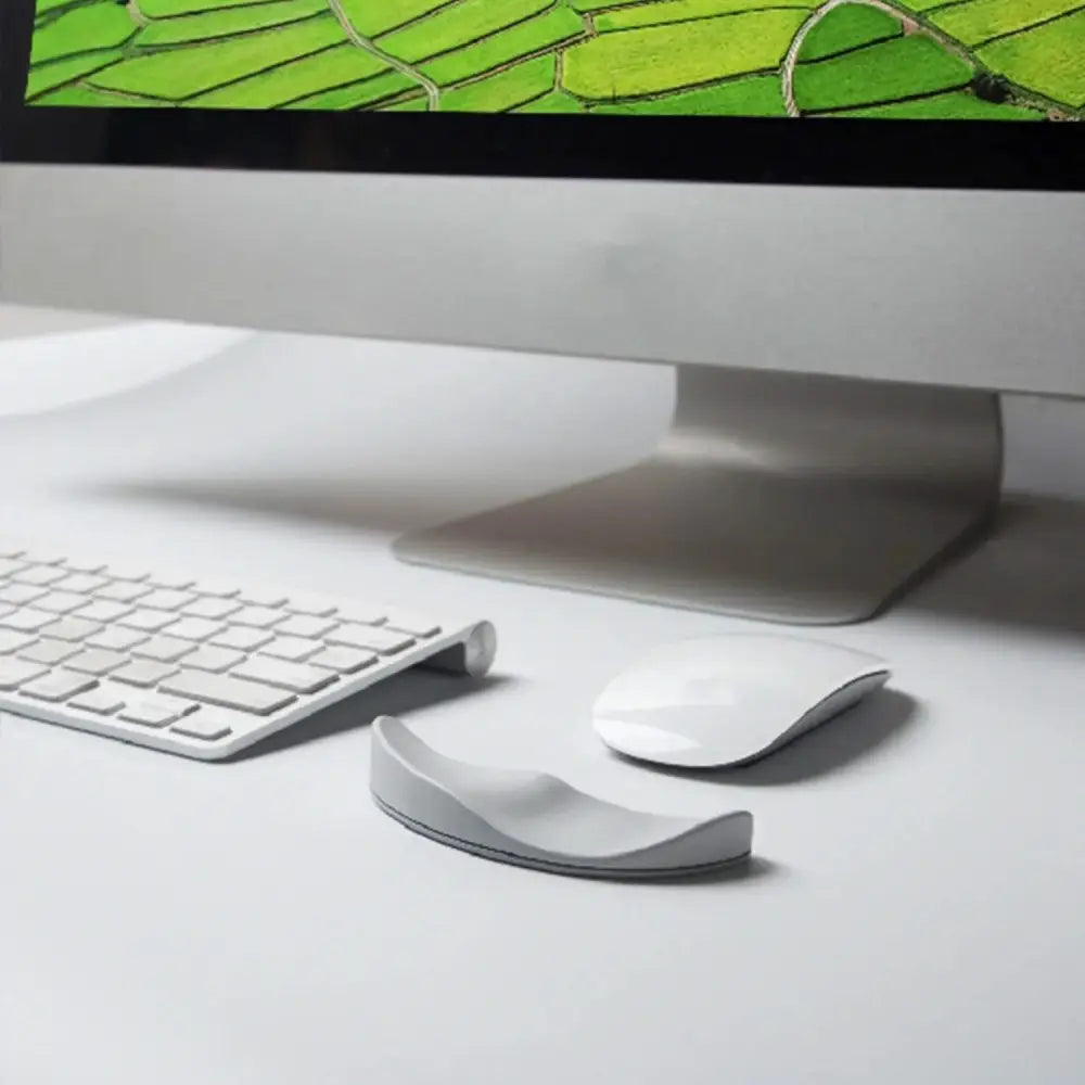 Ergonomic Silicone Gel Mouse Wrist Rest with Gliding Base