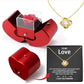 Eternal Rose Apple Jewelry Box with Hidden Necklace Drawer