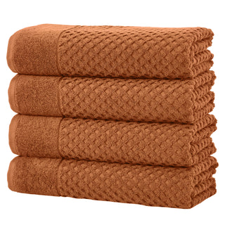 Cotton Diamond Waffle Weave Bath Towel Set - Grayson Collection