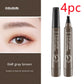Eyebrow Pencil Waterproof Long Lasting 4 Claw Pen