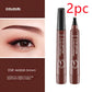 Eyebrow Pencil Waterproof Long Lasting 4 Claw Pen