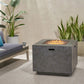 Outdoor Patio Gas Burning Fire Pit Table 50,000 BTU, Square