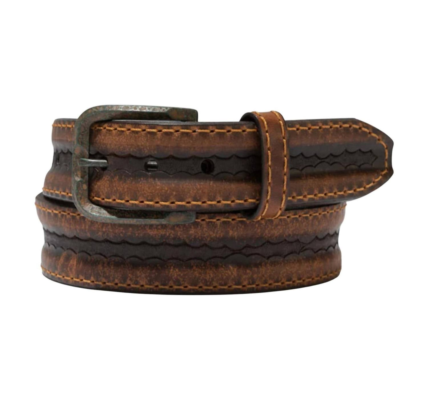 Lejon Leather Goods - Men's Vintage Bison Leather Big Timer Usa Made Belt