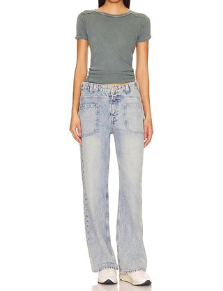 Free People - Camiseta de manga curta Wild