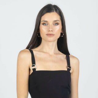 Akalia - Women's Waterproof Pearl Beads Round Half Hoop Earrings