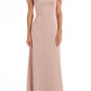 THE DESSY GROUP womens Dessy Collection Off-The-Shoulder Gown  2  Beige