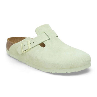 Birkenstock - Palmilha Boston Soft Camurça Couro Fechada Biqueira Masculina