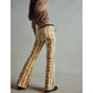 Free People - PENNY PULL-ON PRINTED FLARE JEANS