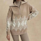 Varley - Betty Jacquard Half Zip Pullover Sweater