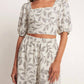 Z Supply - VINE CROP TOP AND PANTS SET