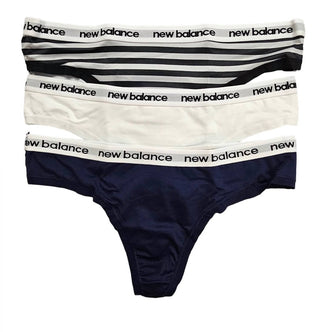 New Balance - Pacote com 3 calcinhas de performance femininas Eversoft Thong