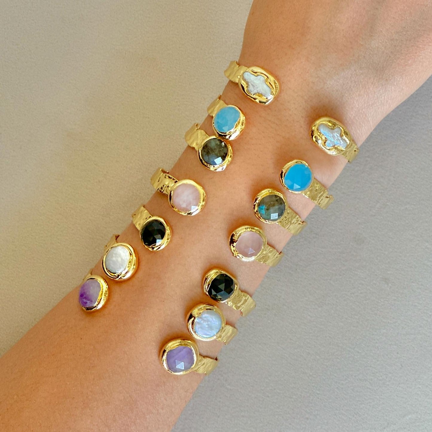 Easton Elle - Women's Misty Gem Cuff Bracelet
